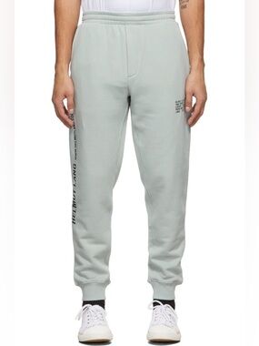 Helmut Lang Distort Jogger logo Iceberg sweatpants men’s cotton